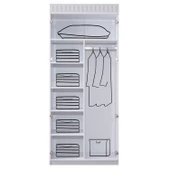 Flora Çocuk Odası Takımı, Flora Yavrulu Karyola, Vira 4 Kapaklı Dolap, Şifonyer, Kitaplık - Beyaz thumbnail 6