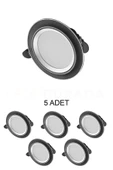 Cata Ct-5258 Zebra Led Armatür 6w 3 Renk 5’li Paket - 1