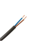 AHMET OTOMOTİV 2x1 Ttr Elektrik Kablosu Tam Bakır Siyah 10 Metre - 1