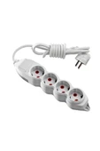 MONO ELECTRIC Lepton Mono Orion Dörtlü Topraklı Grup Priz 3 mt 3*1 - 1