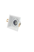 Cata Ct-5003 Puma Kare Spot Beyaz Çerçeve Kasa 5 Adet Ampulsüz - 1