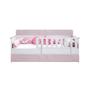 Flora Çocuk Odası Takımı, Flora Yavrulu Karyola, Dolunay 2 Kapaklı Dolap, Şifonyer, Kitaplık - Pembe thumbnail 4
