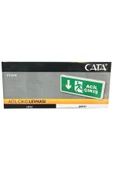 Cata 9178 Exit Çıkış Armatürü Ledli 3 Saat Şarjlı Aşağı Yönlü Levha - 3
