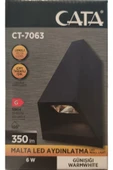 Cata Sıva Üstü Dış Mekan Malta Gün Işığı Led Aplik Siyah Kasa Ct-7063 - 3