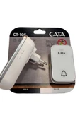Cata Ct-105 Pilsiz 220v Enerjili Kumandalı Zil Beyaz - 1