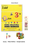 Tonguç Yayınları Tonguç 0'dan 3'e Konu Anlatımlı Soru Bankası (Emoji Kalem+Mini Defter+Ayraç) thumbnail 1