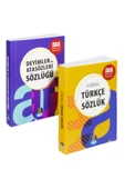 Mercan Okul Yayınları Türkçe Sözlük ve Atasözleri Deyimler Sözlüğü Tdk Onaylı 1.Hamur Karton Kapak 2'Li Set thumbnail 1