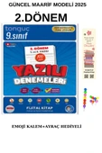 Tonguç Yayınları Tonguç 9. Sınıf Yazılı Denemeleri 2. Dönem 1 ve 2. Yazılı 2025 ( EMOJİ KALEM + AYRAÇ) HEDİYELİ 2025 thumbnail 1