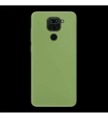 Xiaomi Redmi Note 9 Kılıf Hopi Silikon Kapak Yeşil thumbnail 1