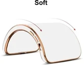 Xiaomi Redmi 13C Kılıf Bark Silikon Kapak Beyaz thumbnail 2