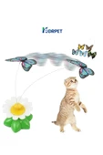 Hareketli Dönen Kelebek - Kedi Oyuncağı ( Pille Çalışır) - 1
