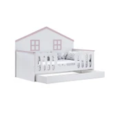 Yavrulu Karyola, Bello Yavrulu Montessori Yatak - Ceviz + 1 Adet Comfort Yatak thumbnail 11