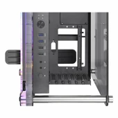 Thermaltake DistroCase 350P USB 3.2 RGB ATX Mid Tower Siyah Kasa thumbnail 4