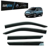 Sunplex Kromlu Cam Rüzgarlığı Fiat Doblo 2023-Sonrası ile uyumlu - 1