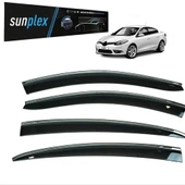 Sunplex Kromlu Cam Rüzgarlığı Renault Fluence 2009 -2016 ile uyumlu - 1