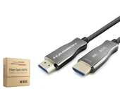 Hadron Hdx2060 Fiber Hdmi Kablo 4K 60Hz 60M Siyah - 1