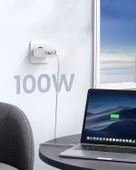 UGREEN Nexode GaN X 100W Hızlı Şarj Cihazı 4 Portlu PD QC 3xUSB-C, 1xUSB-A, Beyaz, 15337 thumbnail 5