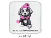 KIRMIZI BERELİ KÖPEK CEP SOBASI,EL ISITICI,SICAK SU TORBASI PVC  10x9,5cm - 3