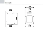 Creavit Bene Asma Klozet (BN320.00) + Bene Yavaş Kapanan Kapak 2'li Set - 5
