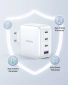 UGREEN Nexode GaN X 100W Hızlı Şarj Cihazı 4 Portlu PD QC 3xUSB-C, 1xUSB-A, Beyaz, 15337 thumbnail 10