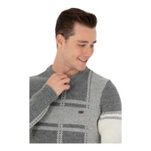 Erkek Gri Melanj Kazak thumbnail 12