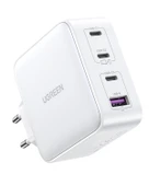 UGREEN Nexode GaN X 100W Hızlı Şarj Cihazı 4 Portlu PD QC 3xUSB-C, 1xUSB-A, Beyaz, 15337 thumbnail 2