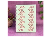 2 ADET DEFTER STİCKER,LAPTOP STİCKER  PEMBE ÇİÇEKLİ PVC 48X33X0,5CM - 3