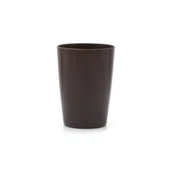 2 ADET KALEMLİK KAHVERENGİ MELAMİN OFİS GERECİ 8X8X11CM 320ML - 3