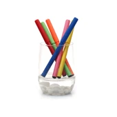 2 ADET KALEMLİK BEYAZ İNCİLİ OFİS GERECİ 8X8X11CM 300ML - 3