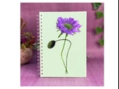 2 ADET DEFTER STİCKER,LAPTOP STİCKER MOR ÇİÇEKLİ  PVC 70X50X0,5CM - 3