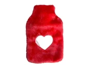 SICAK SU TORBASI PELUŞ KALPLİ,PEMBE TERMOFOR 26X17X2CM 1 LİTRE thumbnail 2