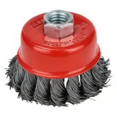 Fixonic Eratool ERA10049 75mm Burmalı Çanak Fırça Gri Telli thumbnail 1