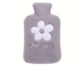 SICAK SU TORBASI PELUŞ PAPATYA DESENLİ GRİ  21x13,5x2cm 500 ml - 2