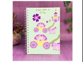 2 ADET DEFTER STİCKER,LAPTOP STİCKER  PRENSES DESENLİ PVC 70X50X0,5CM - 3