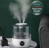 Akıllı Hava Nemlendirici 3 Litre | Uzaktan Kumandalı, Zaman Ayarlı, 3 Kademeli Yüksek Buhar Gücü, Ortam Nem Göstergeli Aroma Difüzör - 1