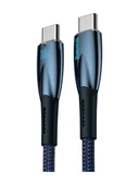 Baseus Glimmer Series 100 W Mavi 1 m Type-C to Type-C Hızlı Şarj Kablosu - 3