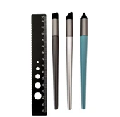 Sünger vurgulayıcı, detay gölgeleme, kara kalem silgi, pastel tonlama, yıkanabilir-Set 3'lü thumbnail 3