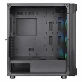 Thermaltake Versa T27 TG 750W 80+ USB 3.2 ARGB eATX Mid Tower Siyah Kasa thumbnail 5