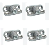 Açılı Kelebek Bağlantı, Çektirme Zamak-Metal Köşe Birleştirme Kelebek Bağlantı (4 Adet) thumbnail 1