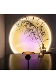Yussraw Gece Lambası Projektör Kumandalı Gün Batımı 16 Farklı Görüntü Sunset Lamp Yeni Çocuk Odası - 2
