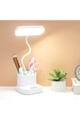 Yussraw Şarjlı 40 Led Çalışma Okuma Işığı Kademeli Masa Lambası Ayarlanabilir Renk Tonu Ve Parlaklık - 1