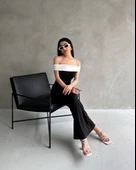 Kadın Madonna Yaka Maxı Boy Elbıse thumbnail 1