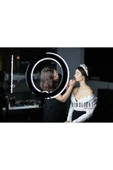 Yussraw 21 Inç 54cm Influencer Makyaj Kuaför Ring Light Kumandalı Çantalı Alüminyum Ayaklı - 4