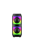 Yussraw Bluetooth Hoparlör 4 inç RGB LED Işık Karaoke Partisi Kablosuz BT5.0 Yüksek Güçlü Hoparlör - 1