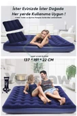 Yussraw 4-8 kişi 6 gen  taşınabilir otomatik çadır ve seti yatak_kamplambası_pompa_yastık 280*280*160 - 5