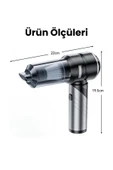 Yussraw Yeni 16000pa Güçlü Portatif Vakumlu Ve Üflemeli Katlanabilir Araç Içi Süpürge Pro Hl-121 - 8