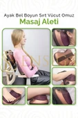 EN SİGA 8 Toplu Çift Yönlü Isıtmalı Masaj Yastığı Ayak Bel Boyun Sırt Vücut Omuz Masaj Aleti - 2