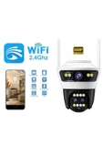 Yussraw 6MP 6K ULTRA HD 3 Lensli 8XZOOM Dış Mekan Gece Görüşlü Akıllı Ip Güvenlik Kamerası - 3