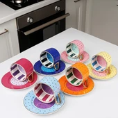 Kosova Nescafe ve Çay Fincan Takımı 6 Kişilik 200cc FNC12 Nokta Çizgi Desen - 1