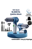 Yussraw Yeni 16000pa Güçlü Portatif Vakumlu Ve Üflemeli Katlanabilir Araç Içi Süpürge Pro Hl-133 - 1